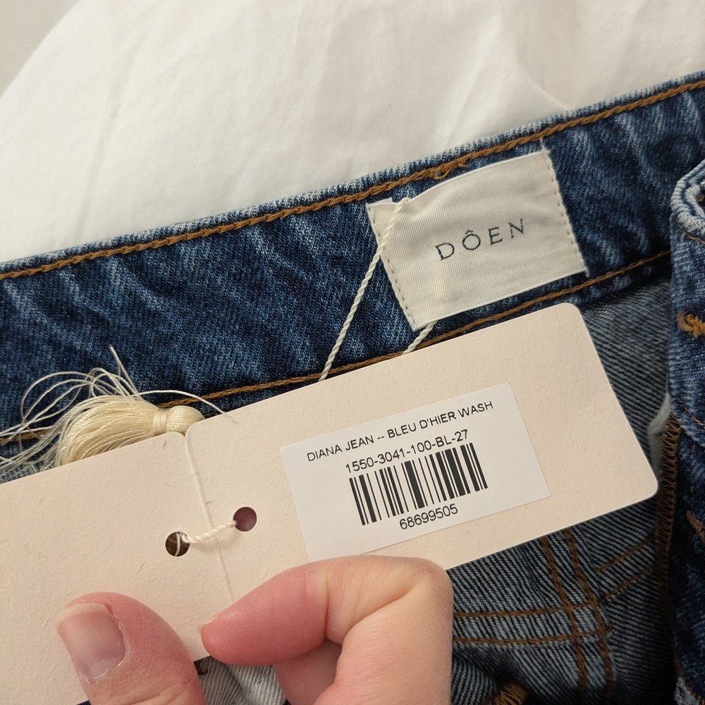 Doen Indigo Denim Jeans - Picture 3 of 17